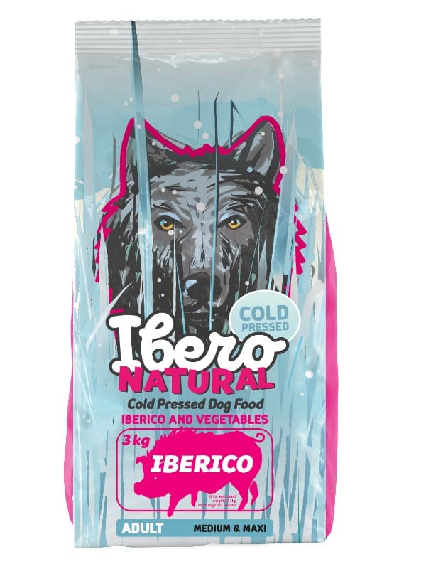 Ibero külmpressitud toit keskmistele ja suurtele tõugudele, Iberico 3kg