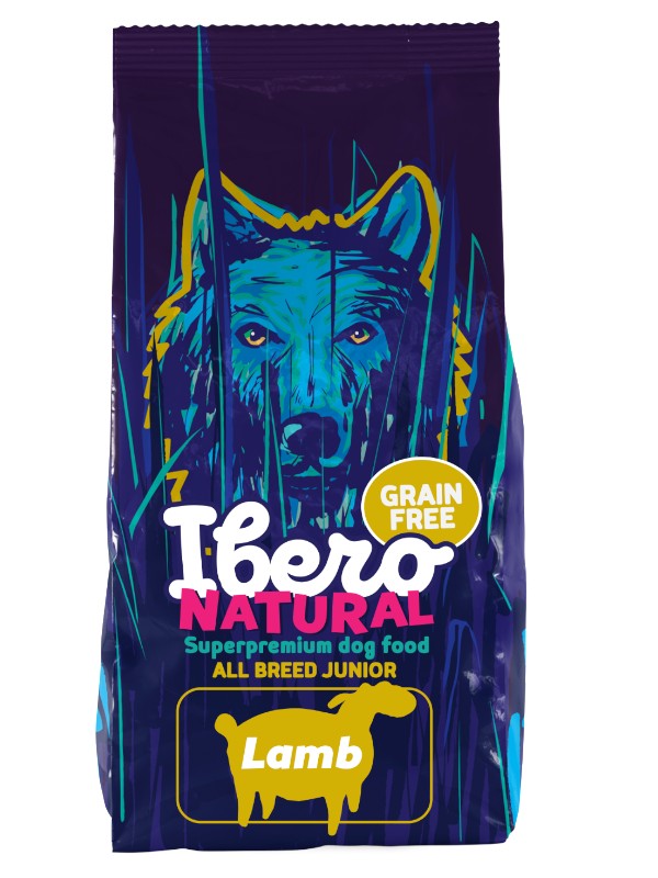 Ibero Natural teraviljavaba, juunior M/L lambaga 12kg