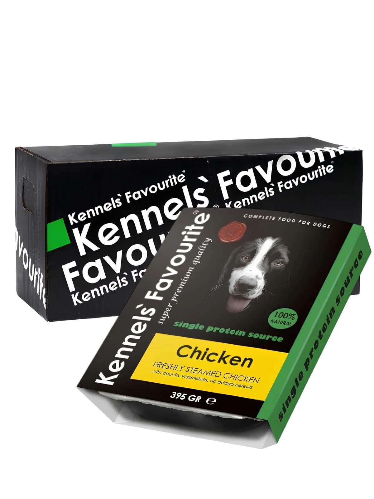 Aurutatud märgtoit Kennel's Favourite, monoproteiin, kana 10x 395g