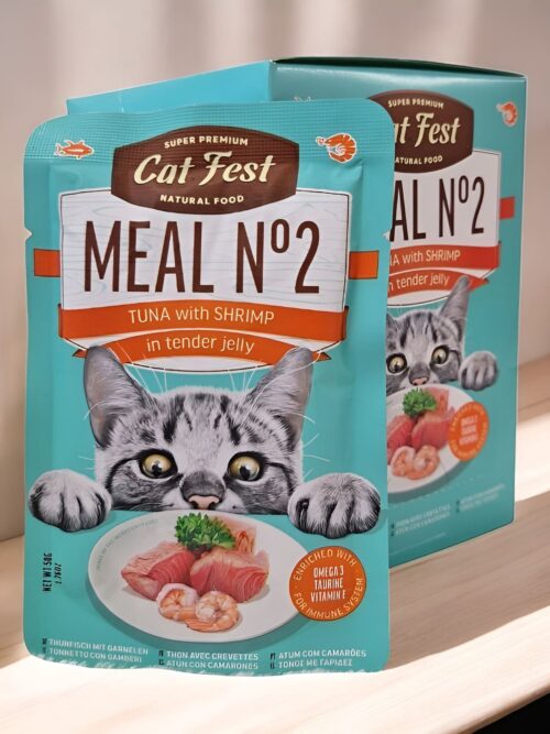 CatFest tuunikala krevettidega tarrendis,12x50g
