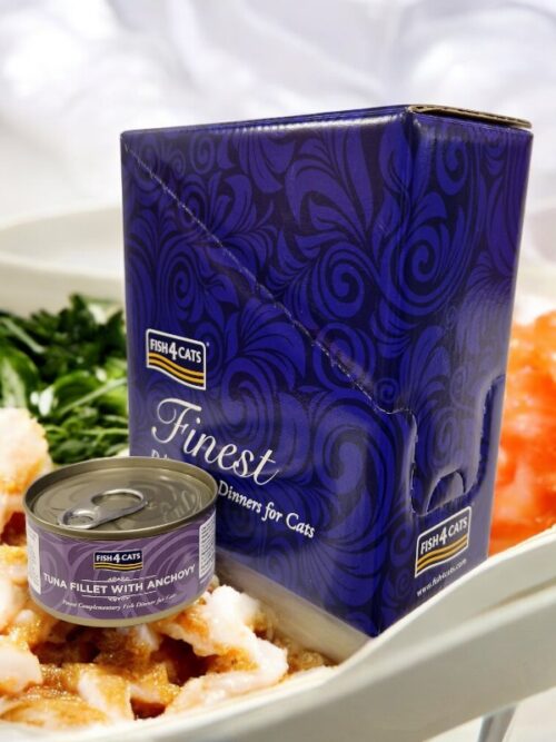 Fish4Cats Finest konserv tuunikala / anšoovis 10x70g