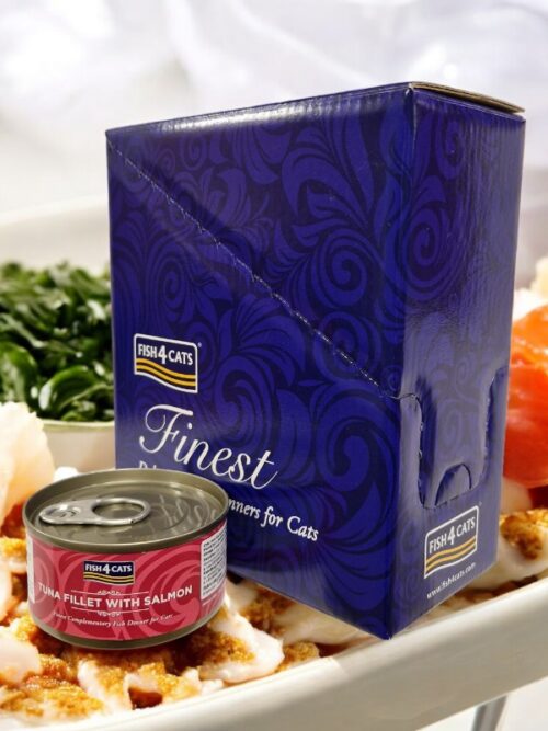 Fish4Cats Finest konserv tuunikala / lõhe 10x70g