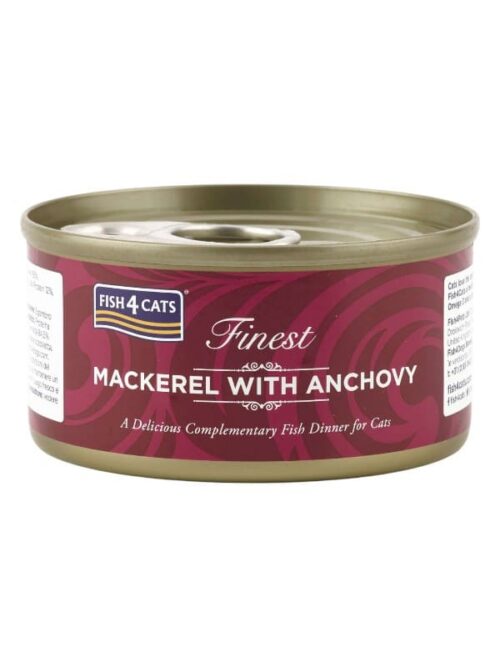 Fish4Cats Finest konserv makrell / anšoovis 70g