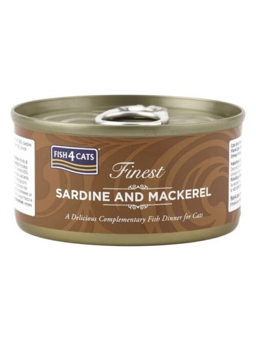 Fish4Cats Finest konserv sardiin / makrell 70g