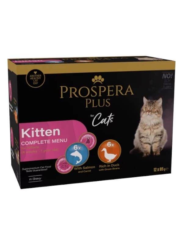 Prospera Plus assortii kassipoegadele 12x85g
