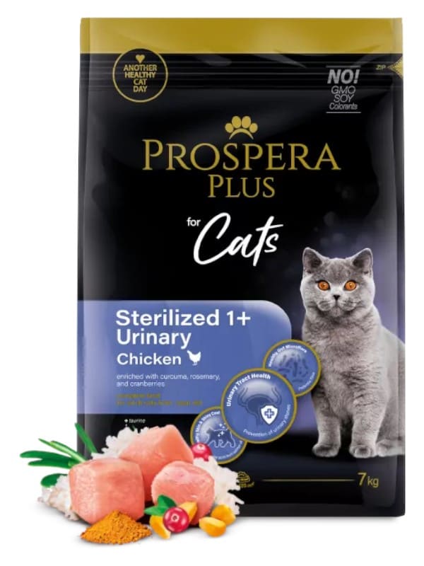 Prospera Plus Sterilized 1+ Chicken Urinary, 7kg
