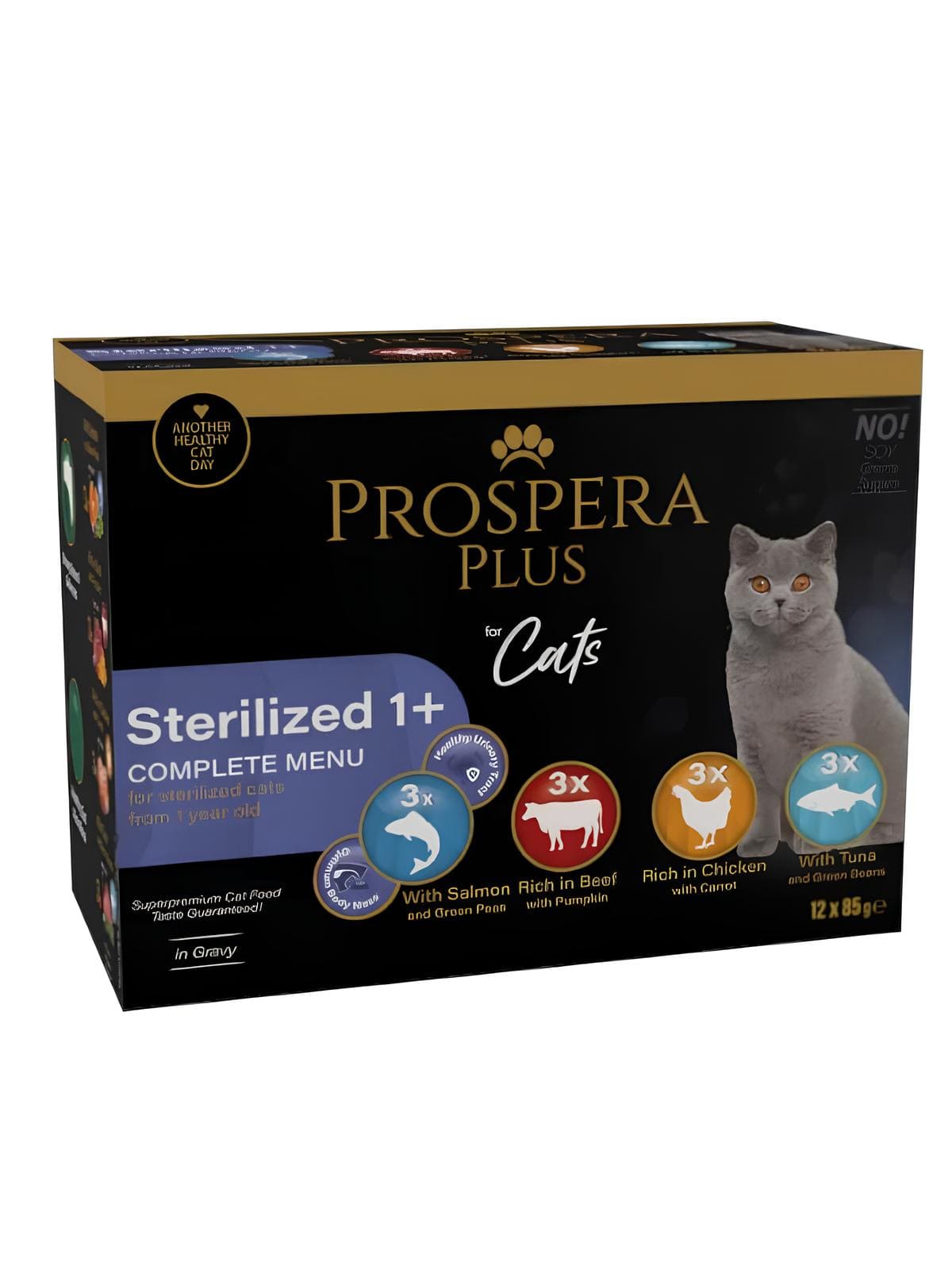 Prospera Plus assortii steriliseeritud kassidele, 12x85g