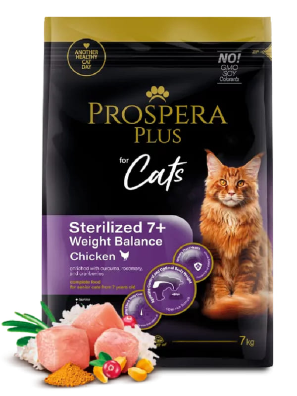 Prospera Plus Sterilized 7+ Chicken Weight Balance, 7kg