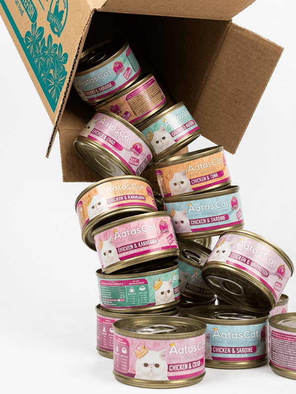 Aatas Cat Creamy Chicken MIX 24 x 80g