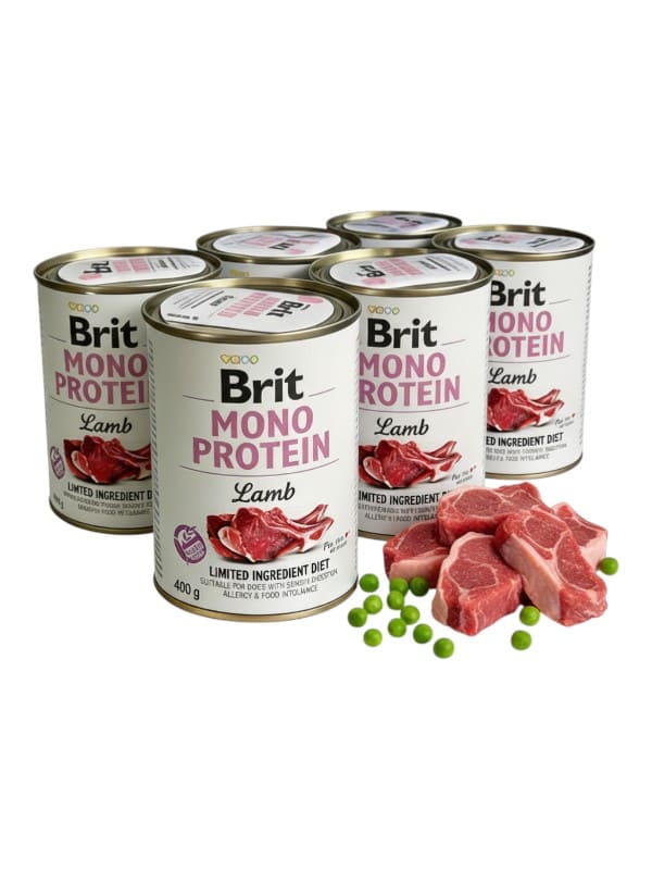 Brit Mono Protein koera konserv lambalihaga 6x 400g