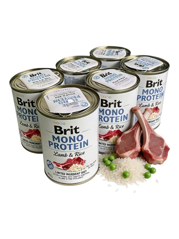 Brit Mono Protein koera konserv lamba ja riisiga 6x 400g