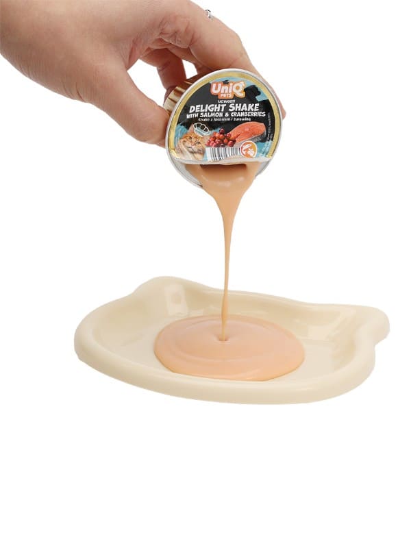 Uniq Pets Delight Shake lõhe ja jõhvikatega 6x60g