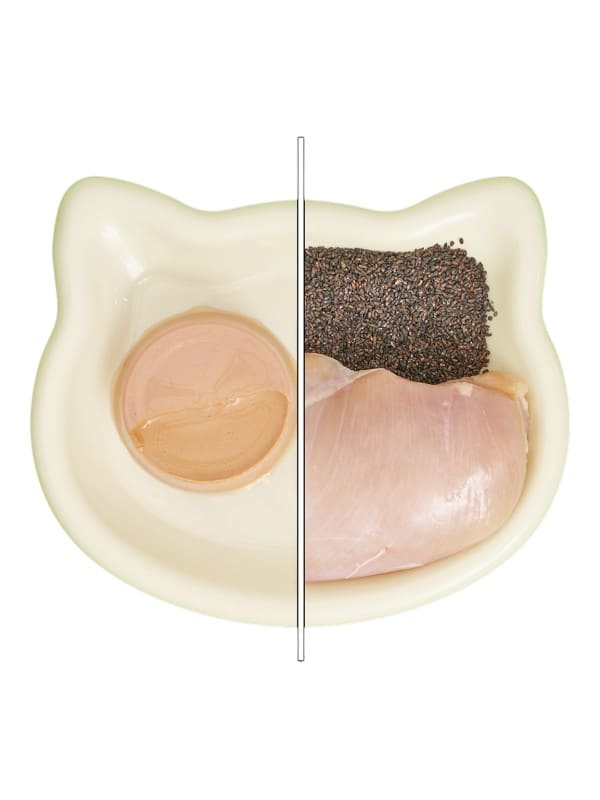 Uniq Pets Delicious Pate kana ja psülliumiga 8x30g