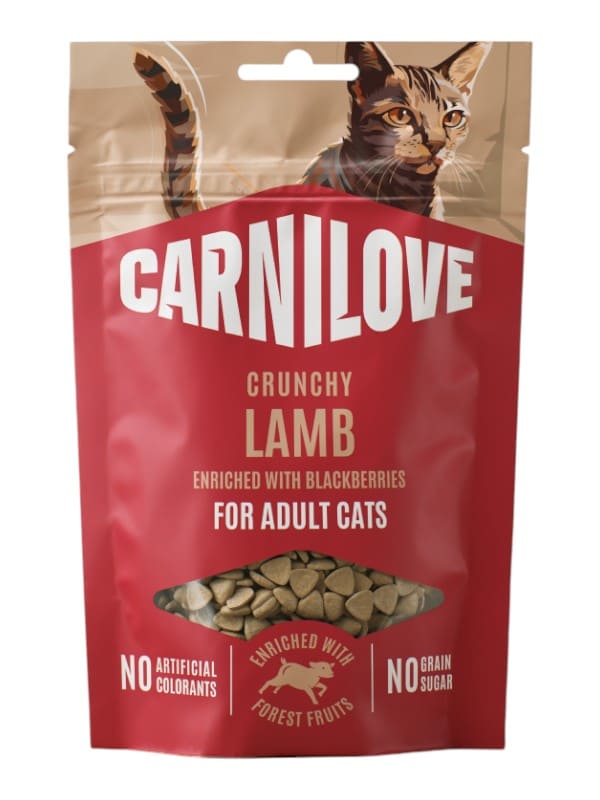 Carnilove Crunchy Snack lamba ja põldmarjaga, 50g
