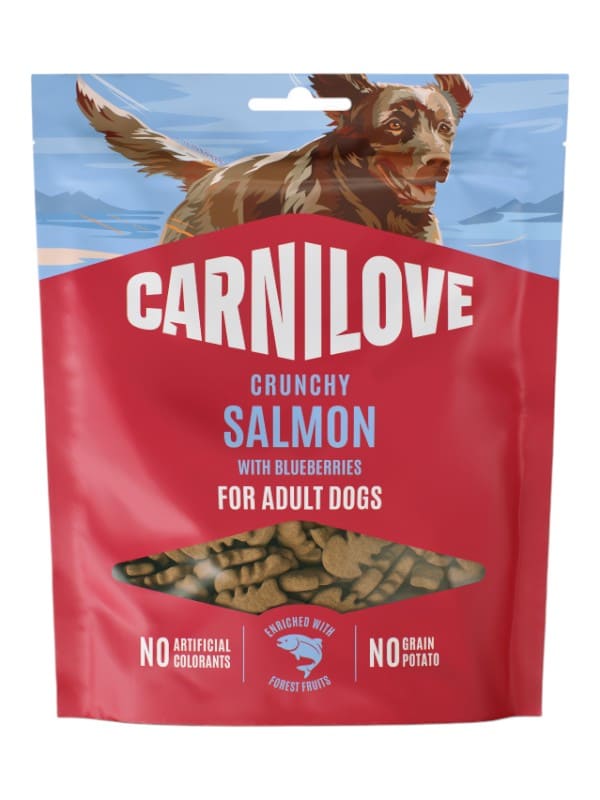 Carnilove Crunchy Snack lõhe ja mustikatega, 200g