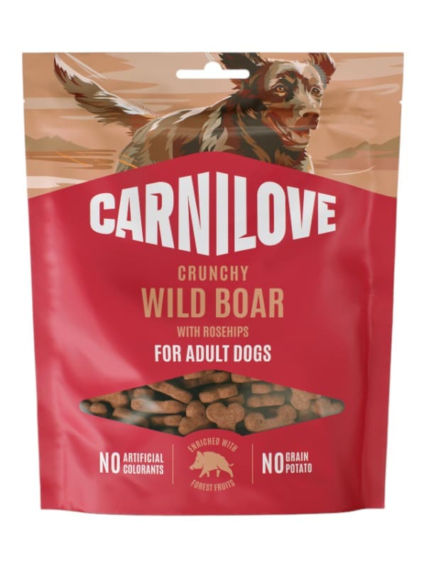 Carnilove Crunchy Snack metssea ja kibuvitsaga, 200g
