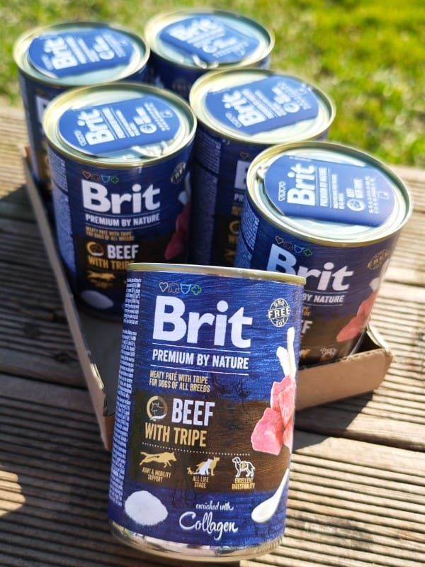 Brit Premium by Nature koerakonserv veise ja maoga 6x400g