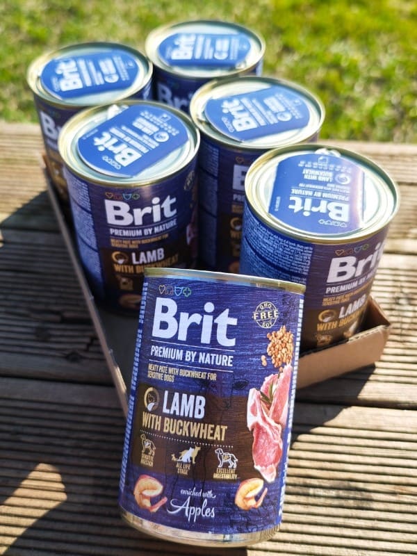 Brit Premium by Nature koerakonserv lamba ja tatraga 6x400g