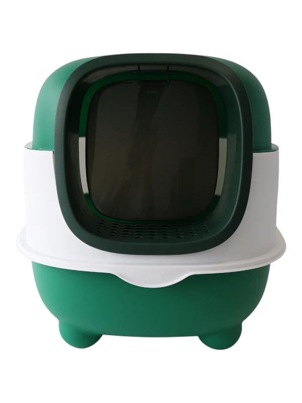 Kinnine liivakast Uniq Pets Kittycabin Cosmo, roheline