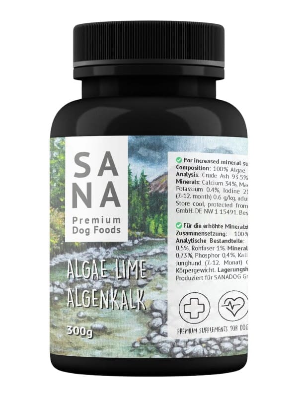 Vetikalubi Sana, kaltsium toortoitujatele, 300g