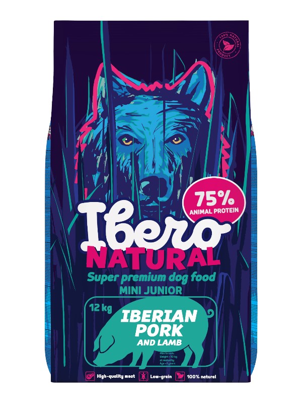 Ibero Natural Mini Junior Ibeeria sea ja lambaga 12kg