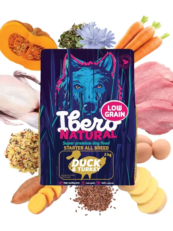 Ibero Starter kutsikatele pardi ja kalkuniga, 2 kg