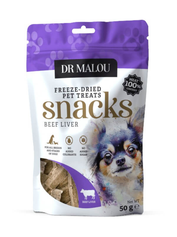 Dr Malou külmkuivatatud 100% veise maks, 50g