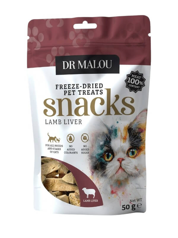 Dr Malou külmkuivatatud 100% lamba maks, 50g