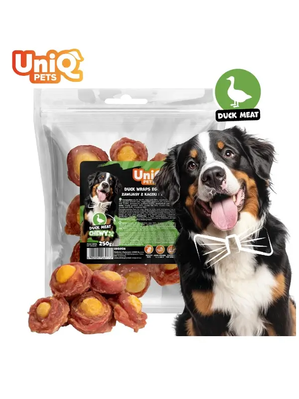 Uniq Pets pardirõngad munakollasega, 250g