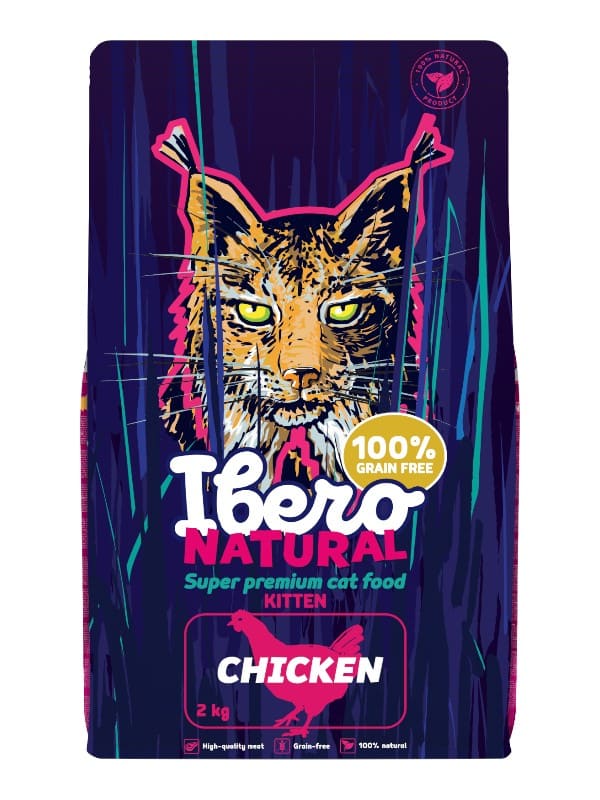 Ibero Grainfree Kitten kassipoegadele kanaga, 2kg