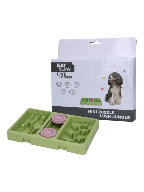 Eat Slow Live Longer Mini Puzzle Lush Jungle